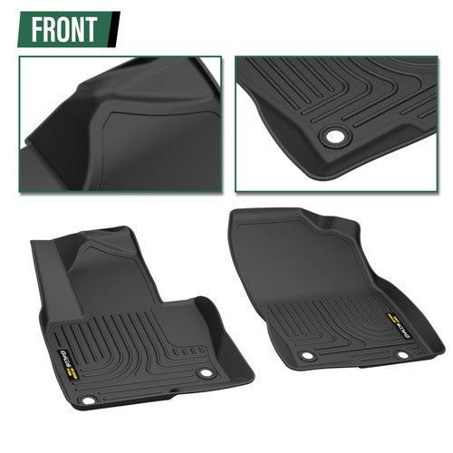 Solid Spare Fit For 17-24 Mazda CX-5 All Weather TPE Car Liners 3D Molded Floor Mats