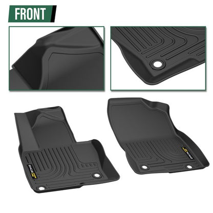 Solid Spare Fit For 17-24 Mazda CX-5 All Weather TPE Car Liners 3D Molded Floor Mats