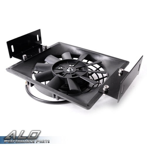 Solid Spare New Universal 12V 7" Pull Push Electric Engine Slim Oil Cooling Fan 2pcs