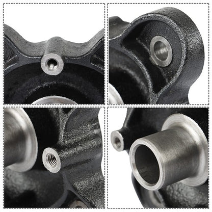 Solid Spare Rear Wheel Hub Machined Black for Polaris Ranger 570 900 1000 Diesel 5142964-067