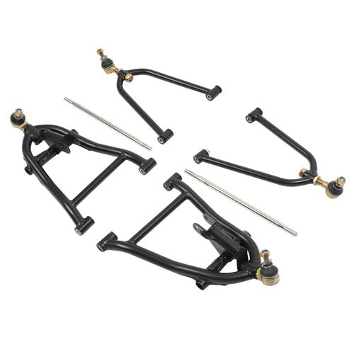 Solid Spare Black Front A-Arm Set Adjustable +2 Fits Honda Sportrax 450 TRX450R TRX450ER
