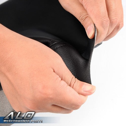 Solid Spare Fit For 02-08 Dodge Ram Leather Armrest Center Console Lid Cover Black