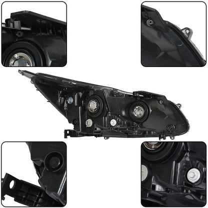 Solid Spare W/LED DRL RH+LH For Honda Accord EX/EX-L/Sport Sedan 2016-17 Headlights Assembly