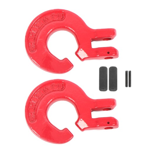 Solid Spare 3/8" G80 Logging Chain Choker Hook - 6900Lbs Working Load Limit Pack of 2