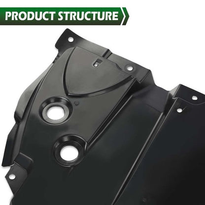 Solid Spare Fit For 2018-2022 Toyota Camry Front Engine Splash Guard Shield Plastic Black