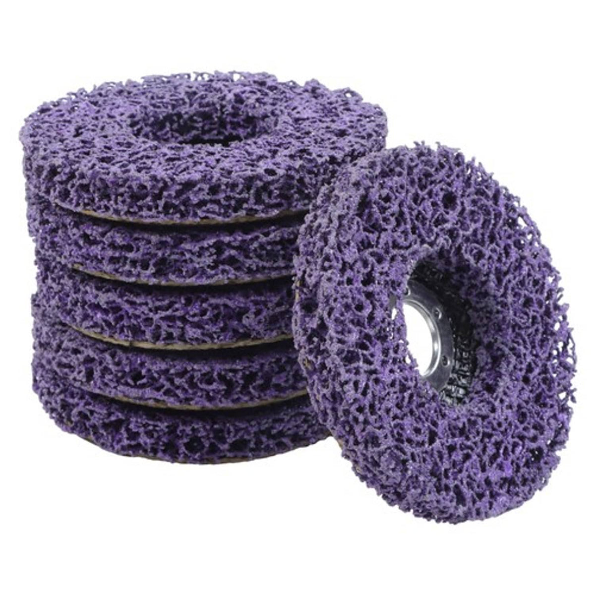 Solid Spare Discs Set (6 Black, 6 Purple) 12 Pack: 4-1/2" x 7/8" Diamond Grinding Wheel