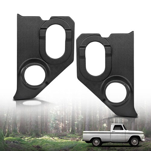 Solid Spare Interior Speaker Kick Panels Fit For 1960-1966 Chevrolet GMC C10 Pickup Suburban