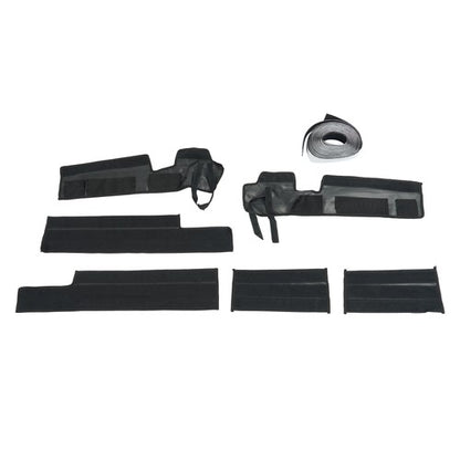 Solid Spare Soft Doors Cab Enclosure For Kawasaki Mule PRO FXT DXT 15-24 Roof & Rear Window