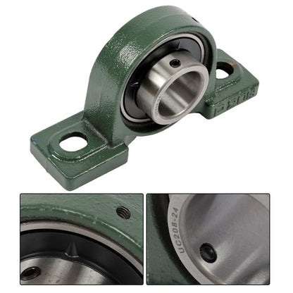Solid Spare 6 Pcs UCP208-24 Pillow Block Bearing Solid Base 2-Bolt Self-Aligning 1-1/2" Bore