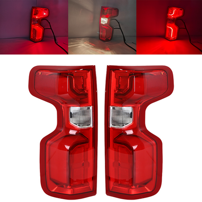 LED Tail Lights w/Wiring Harness Left+Right For 2019-2023 Chevy Silverado 1500