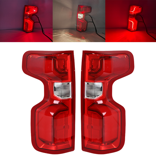 LED Tail Lights w/Wiring Harness Left+Right For 2019-2023 Chevy Silverado 1500
