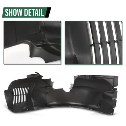 Solid Spare Fit For 2010-2019 Jaguar XJ XJR Front Right Side Fender Liner Splash Shield