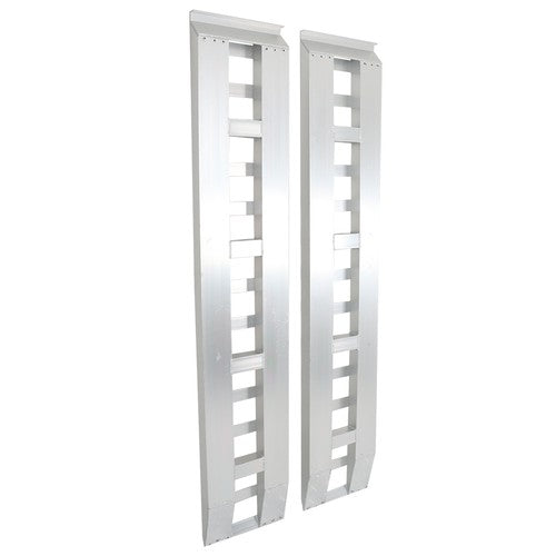 Solid Spare 80"×15" Ramps 6000 LBS 2Pcs Hook end knife Aluminum For Truck Car Auto Trailer