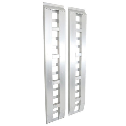 Solid Spare 80"×15" Ramps 6000 LBS 2Pcs Hook end knife Aluminum For Truck Car Auto Trailer