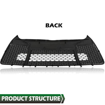 Solid Spare Fit For 2015-2017 Toyota Camry SE XSE Sport Front Bumper Lower Grille Black