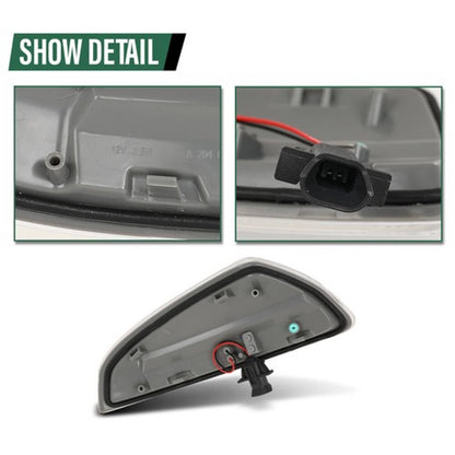 Solid Spare Door Mirror Turn Signal Light LH Fit For 08-14 Mercedes Benz C250 C300 C350 C63