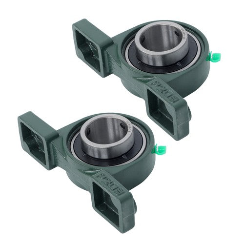 Solid Spare 1-3/4" Bore 2-Bolt 2Pcs UCP209-28 Pillow Block Bearing Self-Aligning Solid Base