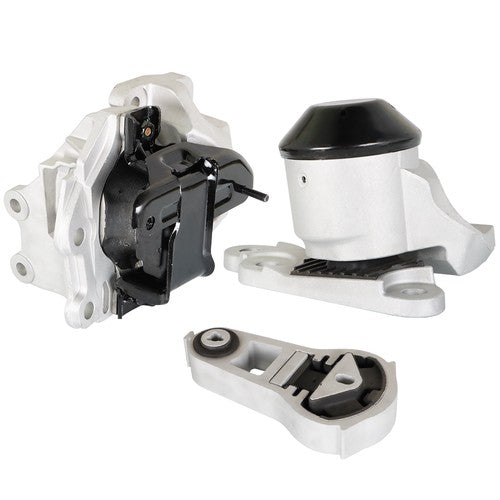Solid Spare For Ford Explorer 2011-2015 V6 3.5L Engine Automatic Trans Motor Mount Kit 3PCS