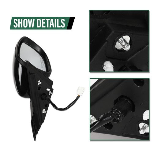 Solid Spare Fit For 2018-2022 Honda Accord 3 Pin Manual Fold Power Mirror Driver & Passenger