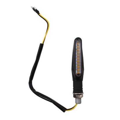 Solid Spare 4Pcs Universal Motorcycle 12 LED Turn Signal Light Indicator Blinker Lamp Amber