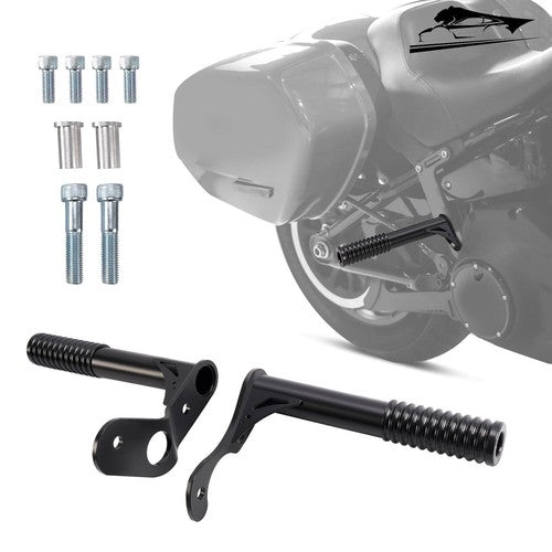 Solid Spare Rear Passenger Peg Crash Bar For Harley Street Bob FXBB Softail FXST 2018-2024