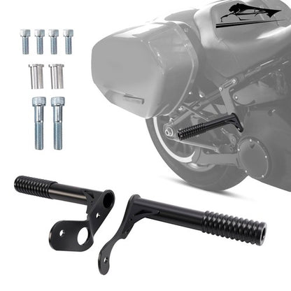 Solid Spare Rear Passenger Peg Crash Bar For Harley Street Bob FXBB Softail FXST 2018-2024