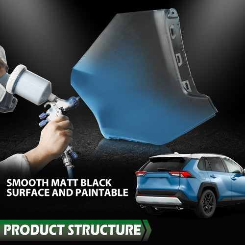 Solid Spare Fit For 2019-2023 Toyota RAV4 Bumper Face Bar End Extension Rear Passenger Side