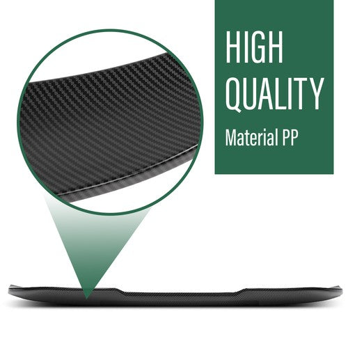 Solid Spare Fit For 06-11 BMW E90 3 Series 328i 335i Carbon Look PSM Style Rear Spoiler Wing