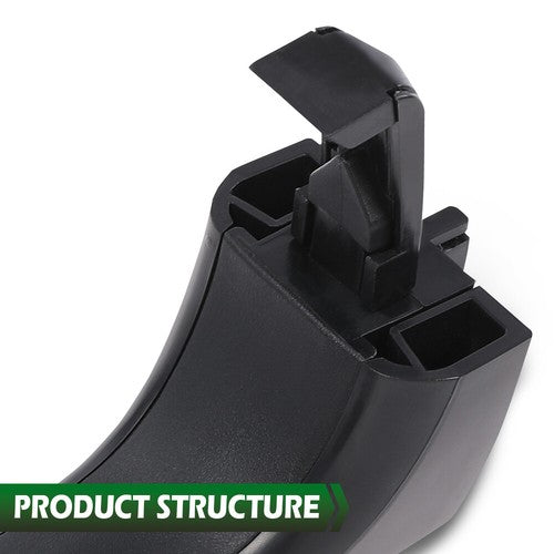 Solid Spare Fit For 2006-2010 Hummer H3 H3T Black Door Handle Outside Front & Rear Set of 5