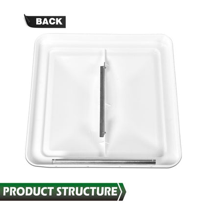 Solid Spare 3 Pack 14"X14" RV Replacement Roof Vent Cover White Camper (Trailer) Vent Cover