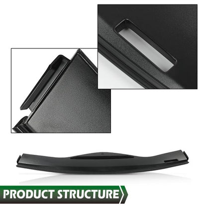 Solid Spare Upper Dash Trim Defroster Vent Panel Bezel Fit For 2005-2010 Pontiac G6 Black