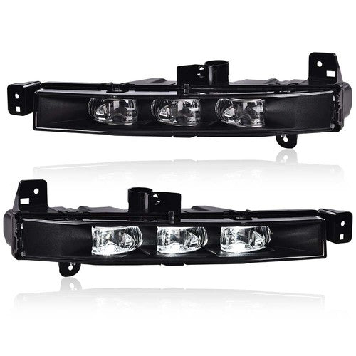 Solid Spare Fit For 16-2019 BMW G11 G12 740i 750i Front Bumper LED Fog Lights Driving Lamps
