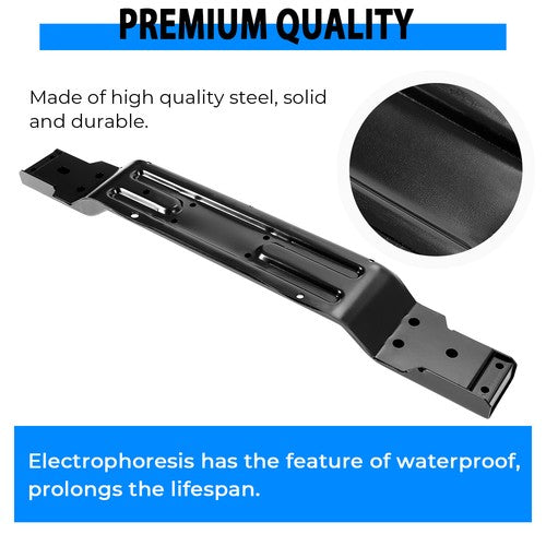 Solid Spare For Jeep Grand Cherokee WJ 99-04 Transmission Crossmember Skid Plate Guard Black