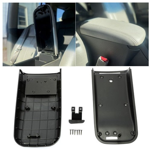 Solid Spare Center Console Armrest Cover Lid Kit FOR 2002-2009 GMC Envoy Chevy Trailblazer