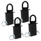 Solid Spare Stake Pocket D Rings 4Pcs 12,000lbs Heavy Duty Removable For Utility Trailers