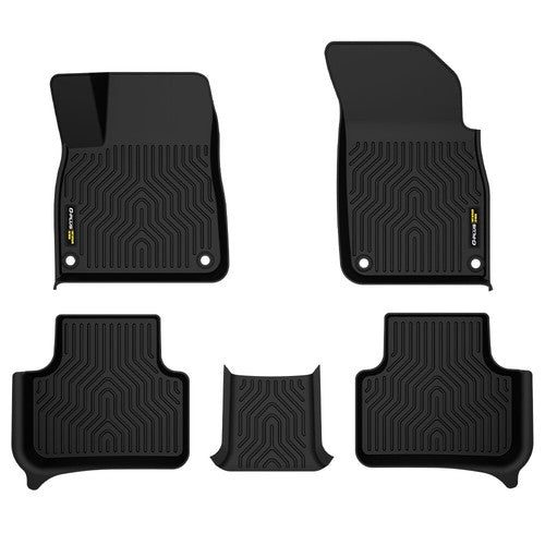Solid Spare TPE Floor Mats Protection Liners Fit For 17-25 Audi Q7/ 19-25 Q8 All-Weather