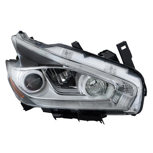 Solid Spare LED Type Passenger Side Headlight Assembly For Nissan Murano Platinum 2015-2018