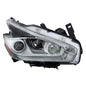 Solid Spare LED Type Passenger Side Headlight Assembly For Nissan Murano Platinum 2015-2018