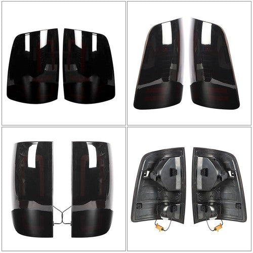 Solid Spare 2pcs New Left+Right Red Rear For Dodge Ram 1500 2009-2018 Ram 2500/3500 10-18