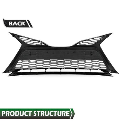 Solid Spare Fit For 2021-2023 Toyota Camry SE XSE Front Bumper Lower Grille W/O Sensor Holes