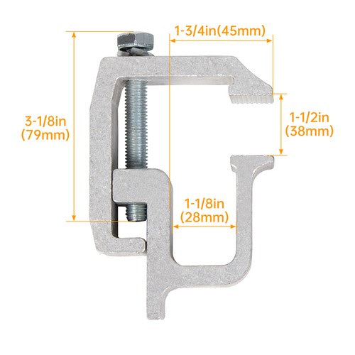 Solid Spare Truck Cap Topper Camper Shell Mounting Clamps Truck Cap Topper Shell Cap Clamps