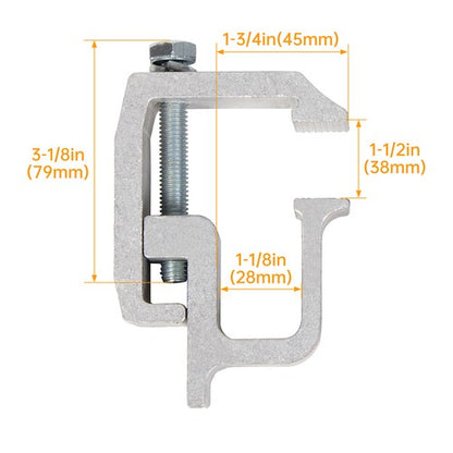 Solid Spare Truck Cap Topper Camper Shell Mounting Clamps Truck Cap Topper Shell Cap Clamps
