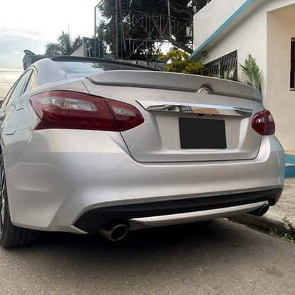 Solid Spare For 2016-2018 Nissan Altima Sedan Primer ABS Rear Trunk Spoiler Wing Plastic