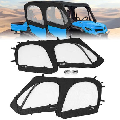 Solid Spare Soft Door Cab Enclosure Set for Honda Pioneer 1000-6 2023-2025 #0SR90-HL4-212A