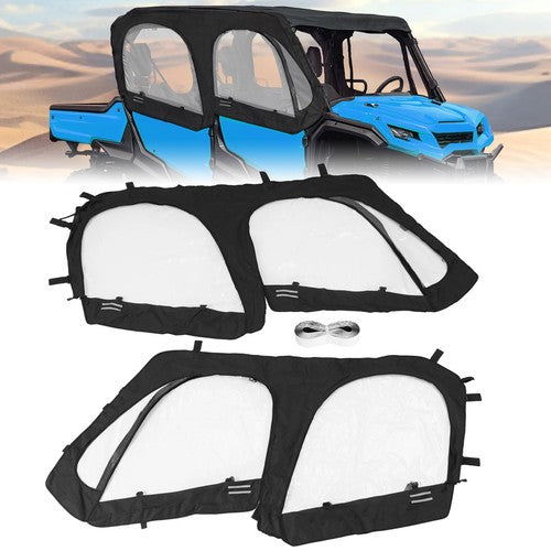 Solid Spare Soft Door Cab Enclosure Set for Honda Pioneer 1000-6 2023-2025 #0SR90-HL4-212A