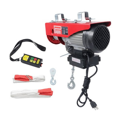 Solid Spare Mini Electric Hoist PA800 1760lbs 110V 1350W 328ft/100m Wireless Remote Control