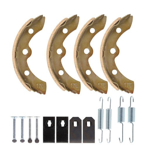 Solid Spare (4) For Club Car Golf Cart Brake Shoes Pads DS & Precedent 1018232-01 1995-up US