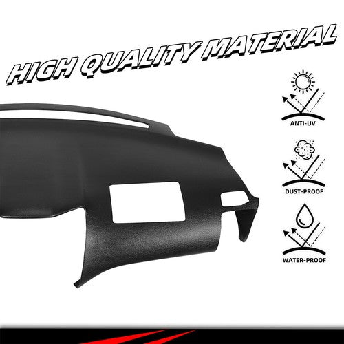 Solid Spare Black Dash Cover Dashboard Overlay Cap For 2004-2009 Lexus RX350 RX400H RX330