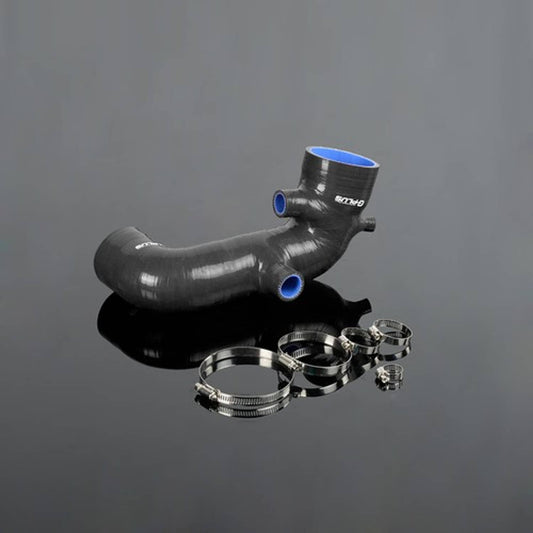 Solid Spare Fit For 1993-1999 Fiat Punto 1.4L GT Black Silicone Induction Air Intake Hose