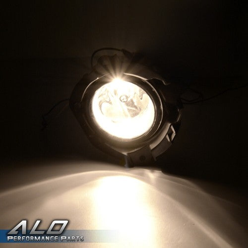 Solid Spare Fit For 2006-2008 Toyota RAV4 Pair Clear Front Bumper Fog Lights Driving Lamps